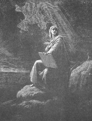 апостол Иоанн на острове Патмос