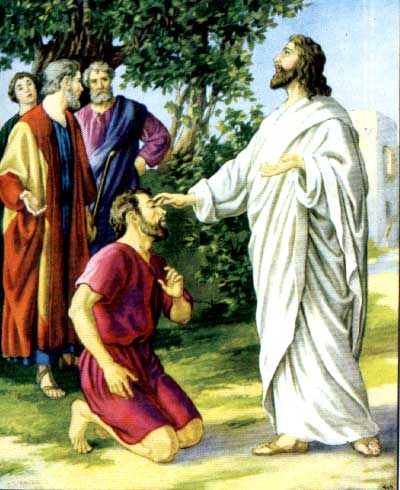 изображение Христа в протестантской детской Библии